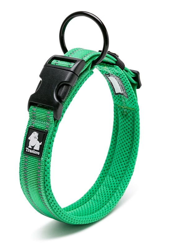 Spud Jax Petshop Heavy Duty Reflective Collar Grass Green L Pet Care > Dog Supplies