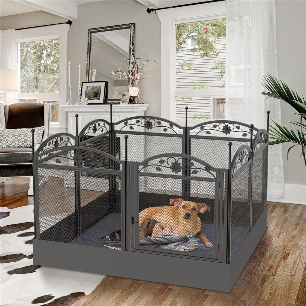 Spud Jax Petshop HeavyDuty Metal Dog Playpen w/ Waterproof Border HeavyDuty Metal Dog Playpen w/ Waterproof Border Pet Care > Dog Supplies > Dog Playpens & Gates