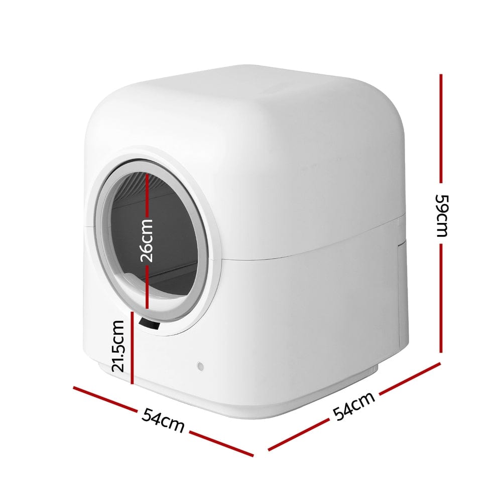 Spud Jax Petshop i.Pet Automatic Cat Litter Box Self-Cleaning Smart Large Toilet Tray App Control Pet Care > Cat Supplies