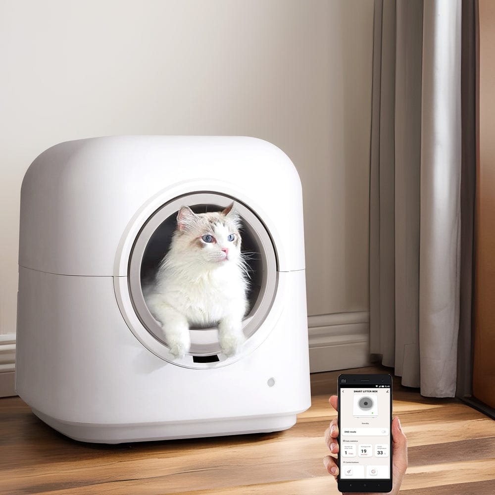 Spud Jax Petshop i.Pet Automatic Cat Litter Box Self-Cleaning Smart Large Toilet Tray App Control Pet Care > Cat Supplies