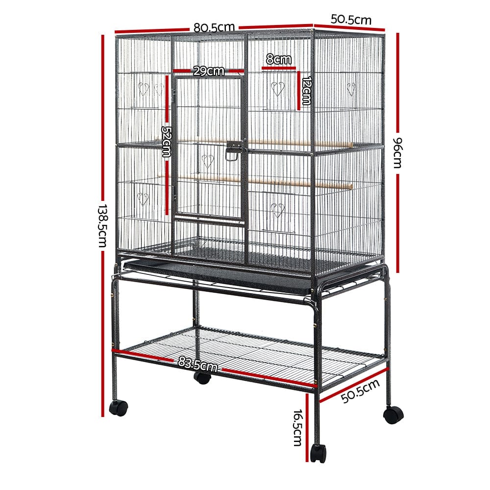 Spud Jax Petshop i.Pet Bird Cage 138cm Large Aviary Pet Care