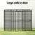 Spud Jax Petshop i.Pet Bird Cage Large Walk-in Aviary Budgie Perch Cage Parrot Pet Huge 203cm Pet Care > Bird