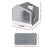 Spud Jax Petshop i.Pet Cat Litter Box Large Tray Kitty Toilet Fully Enclosed House Hooded Scoop Mat Grey Pet Care > Cat Supplies > Cat Litter