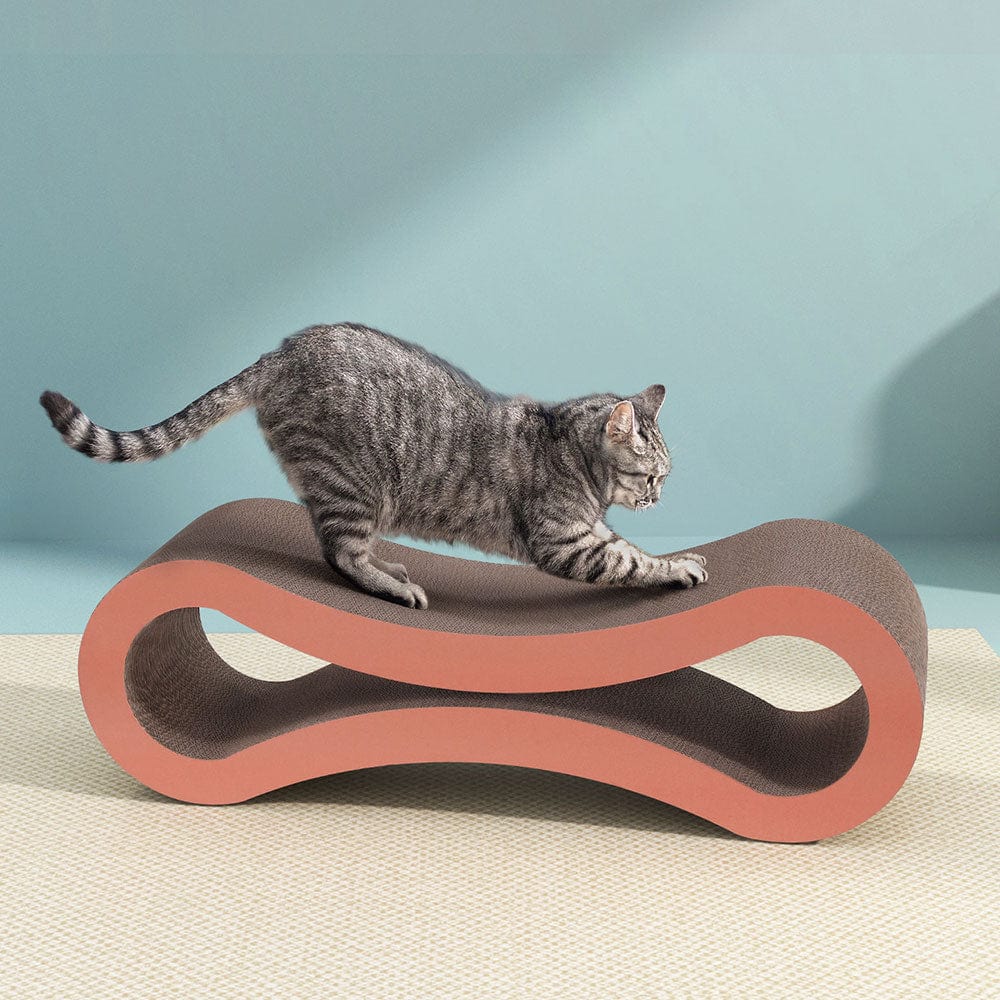 Spud Jax Petshop i.Pet Cat Scratching Board Scratcher Cardboard Kitten Indoor Climbing Bed Catnip Pet Care > Cat Supplies > Cat Scratching Posts