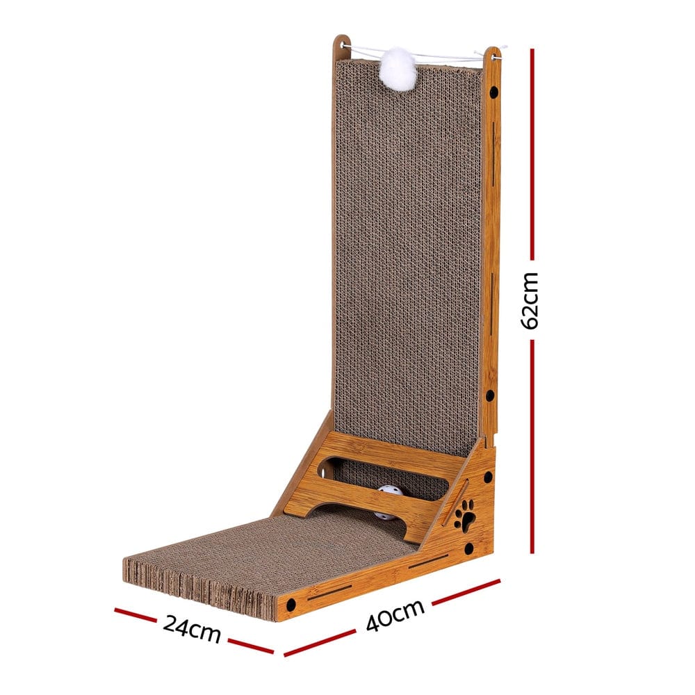 Spud Jax Petshop i.Pet Cat Scratching Board Scratcher Cardboard Kitten Indoor Climbing Toy Catnip Pet Care > Cat Supplies > Cat Scratching Posts