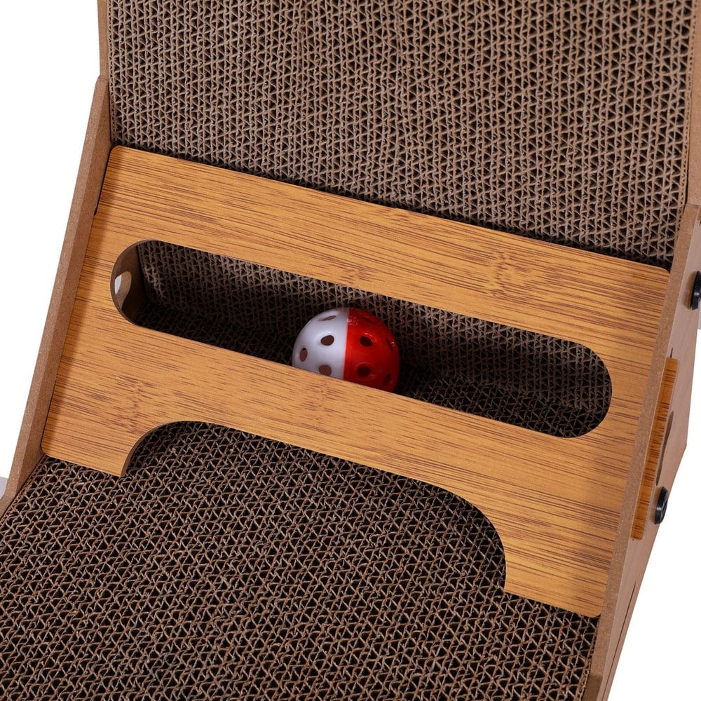 Spud Jax Petshop i.Pet Cat Scratching Board Scratcher Cardboard Kitten Indoor Climbing Toy Catnip Pet Care > Cat Supplies > Cat Scratching Posts