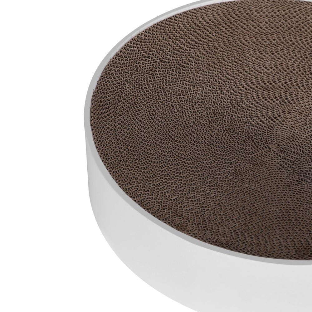 Spud Jax Petshop i.Pet Cat Scratching Board Scratcher Cardboard Kitten Indoor Round Bed Catnip Pet Care > Cat Supplies > Cat Scratchers