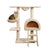 Spud Jax Petshop i.Pet Cat Tree Trees Scratching Post Scratcher Condo Tower House Bed Beige 100cm Pet Care