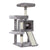 Spud Jax Petshop i.Pet Cat Tree 103cm Tower Scratching Post Scratcher Wood Condo House Trees Grey Pet Care > Cat Supplies > Cat Scratching Posts