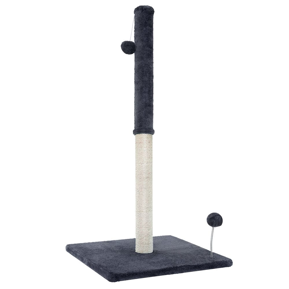 Spud Jax Petshop i.Pet Cat Tree 105cm Scratching Post Scratcher Tower Condo House Hanging toys Grey Pet Care > Cat Supplies
