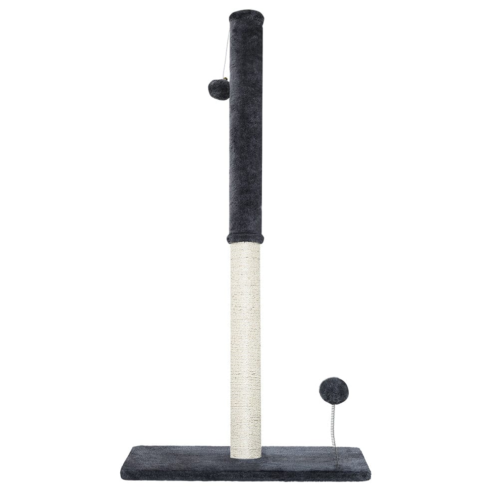 Spud Jax Petshop i.Pet Cat Tree 105cm Scratching Post Scratcher Tower Condo House Hanging toys Grey Pet Care > Cat Supplies