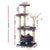 Spud Jax Petshop i.Pet Cat Tree 110cm Tower Scratching Post Scratcher Wood Condo House Bed Toys Pet Care > Cat Supplies
