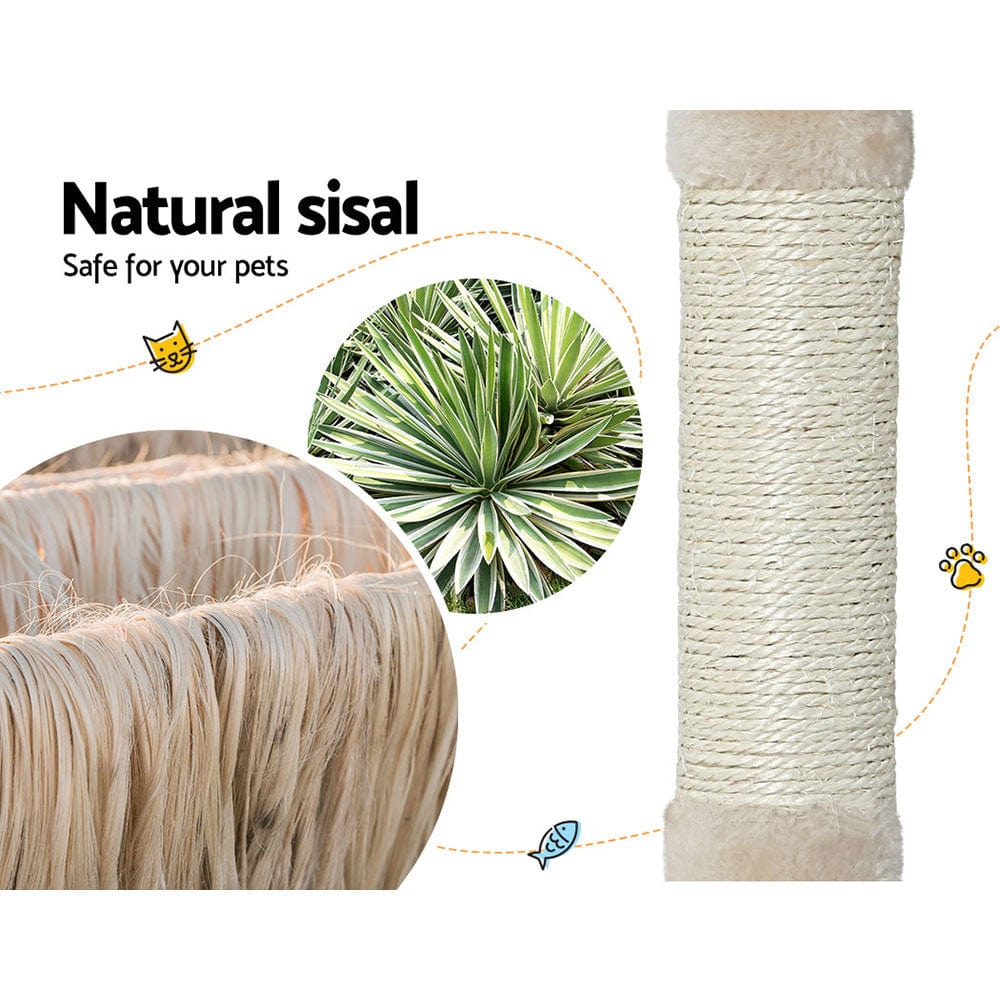 Spud Jax Petshop i.Pet Cat Tree 110cm Tower Scratching Post Scratcher Wood Condo House Bed Toys Pet Care > Cat Supplies