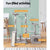 Spud Jax Petshop i.Pet Cat Tree 135cm Tower Scratching Post Scratcher Wood Condo House Toys Grey Pet Care > Cat Supplies