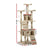 Spud Jax Petshop i.Pet Cat Tree 180cm Trees Scratching Post Scratcher Tower Condo House Furniture Wood Beige Pet Care