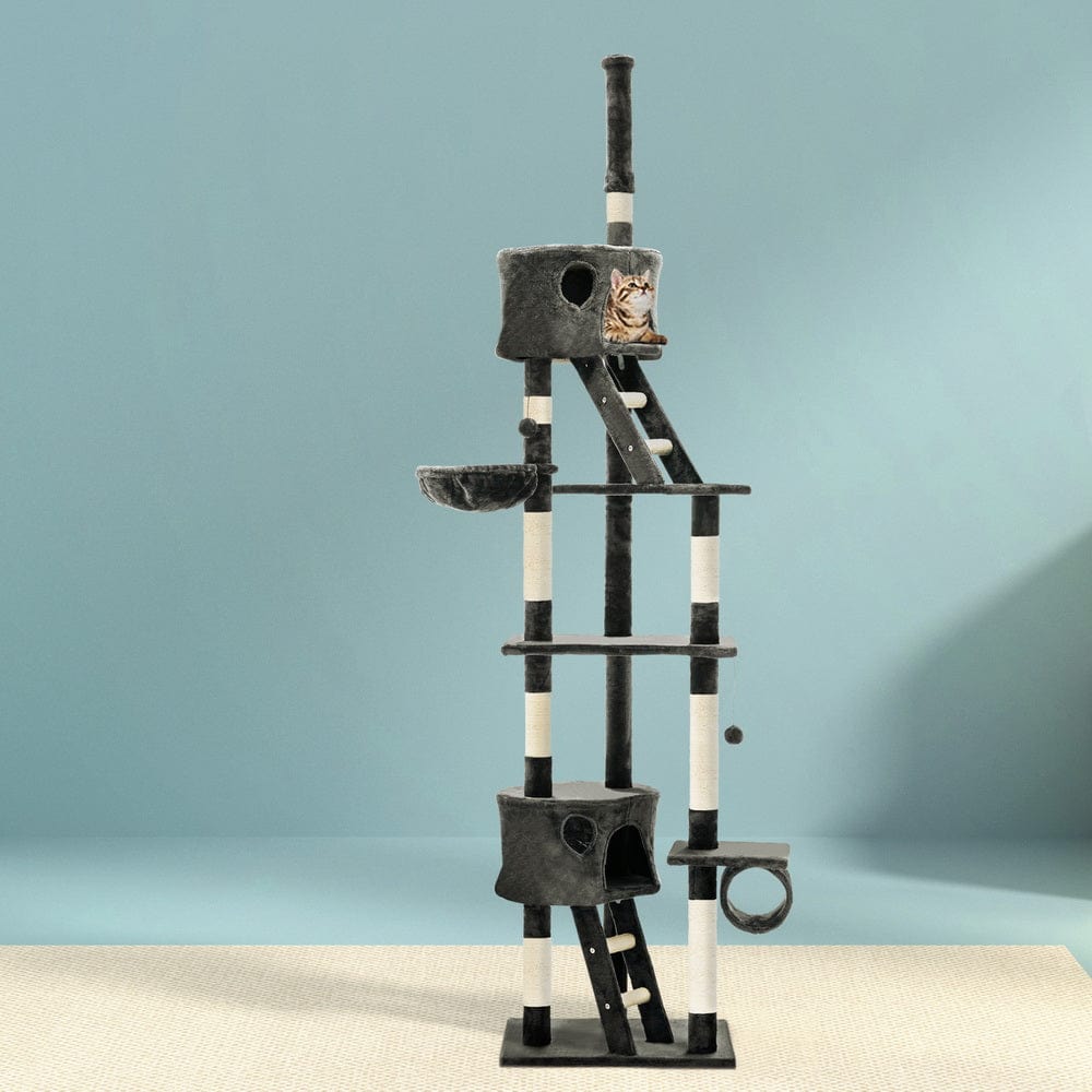 Spud Jax Petshop i.Pet Cat Tree 260cm Trees Scratching Post Scratcher Tower Condo House Furniture Wood Pet Care