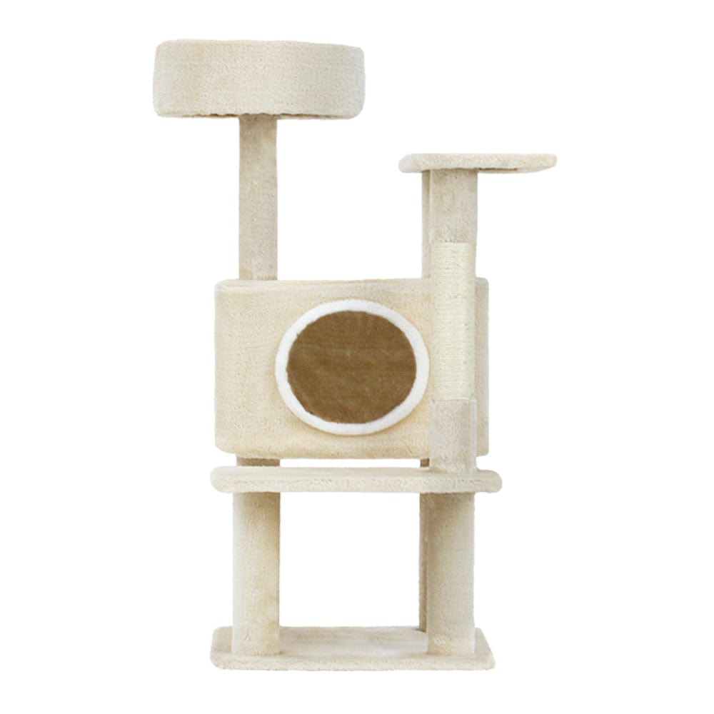 Spud Jax Petshop i.Pet Cat Tree 90cm Scratching Post Tower Scratcher Wood Condo House Bed Trees Pet Care > Cat Supplies > Cat Scratching Posts