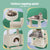 Spud Jax Petshop i.Pet Cat Tree 90cm Scratching Post Tower Scratcher Wood Condo House Bed Trees Pet Care > Cat Supplies > Cat Scratching Posts