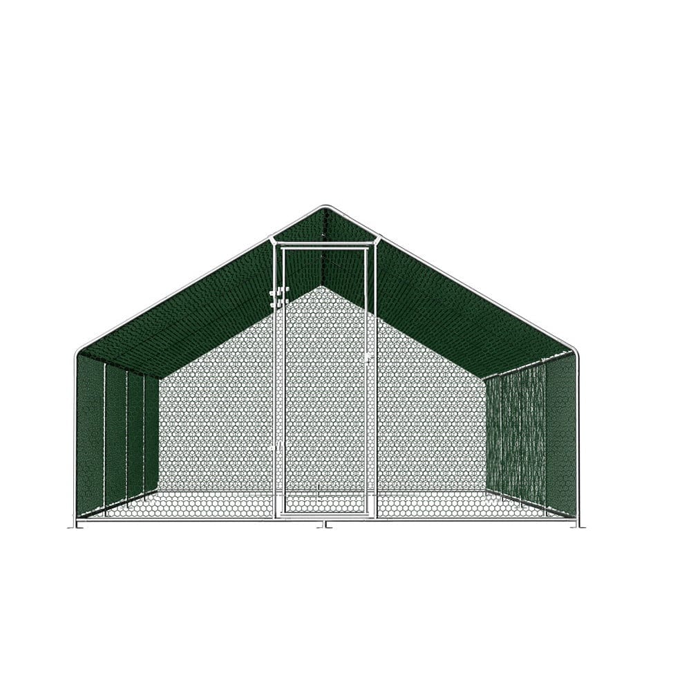 Spud Jax Petshop i.Pet Chicken Coop Cage 3x8x2m Galvanised Steel Pet Care > Coops & Hutches