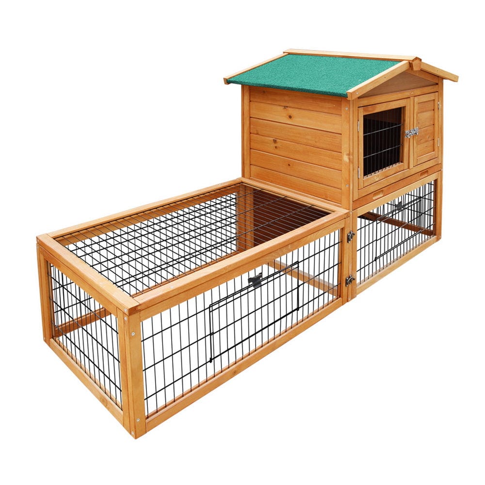 Spud Jax Petshop i.Pet Chicken Coop Rabbit Hutch 155cm x 49cm x 90cm Large Chicken Coop Wooden Run Cage House Outdoor i.Pet Chicken Coop Rabbit Hutch 155cm x 49cm x 90cm Large Chicken Coop Wooden Run Cage House Outdoor Pet Care