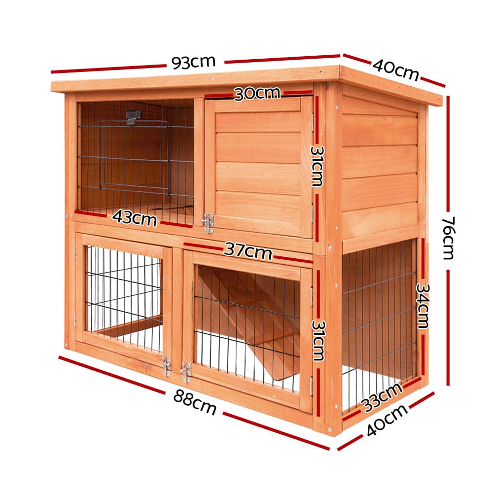 Spud Jax Petshop i.Pet Chicken Coop Rabbit Hutch 88cm x 40cm x 76cm Large Chicken Coop House Run Wooden Cage Outdoor i.Pet Chicken Coop Rabbit Hutch 88cm x 40cm x 76cm Large Chicken Coop House Run Wooden Cage Outdoor Pet Care