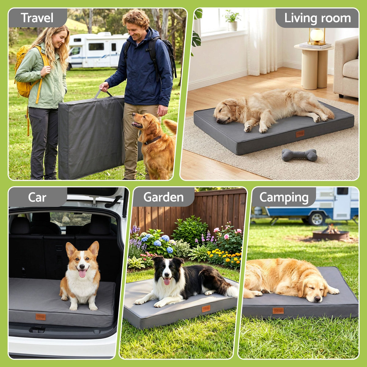 Spud Jax Petshop i.Pet Dog Bed Large Water-resistant Egg Crate Foam Orthopedic Pet Mat Grey i.Pet Dog Bed Large Water-resistant Egg Crate Foam Orthopedic Pet Mat Grey Pet Care > Dog Supplies > Dog Beds