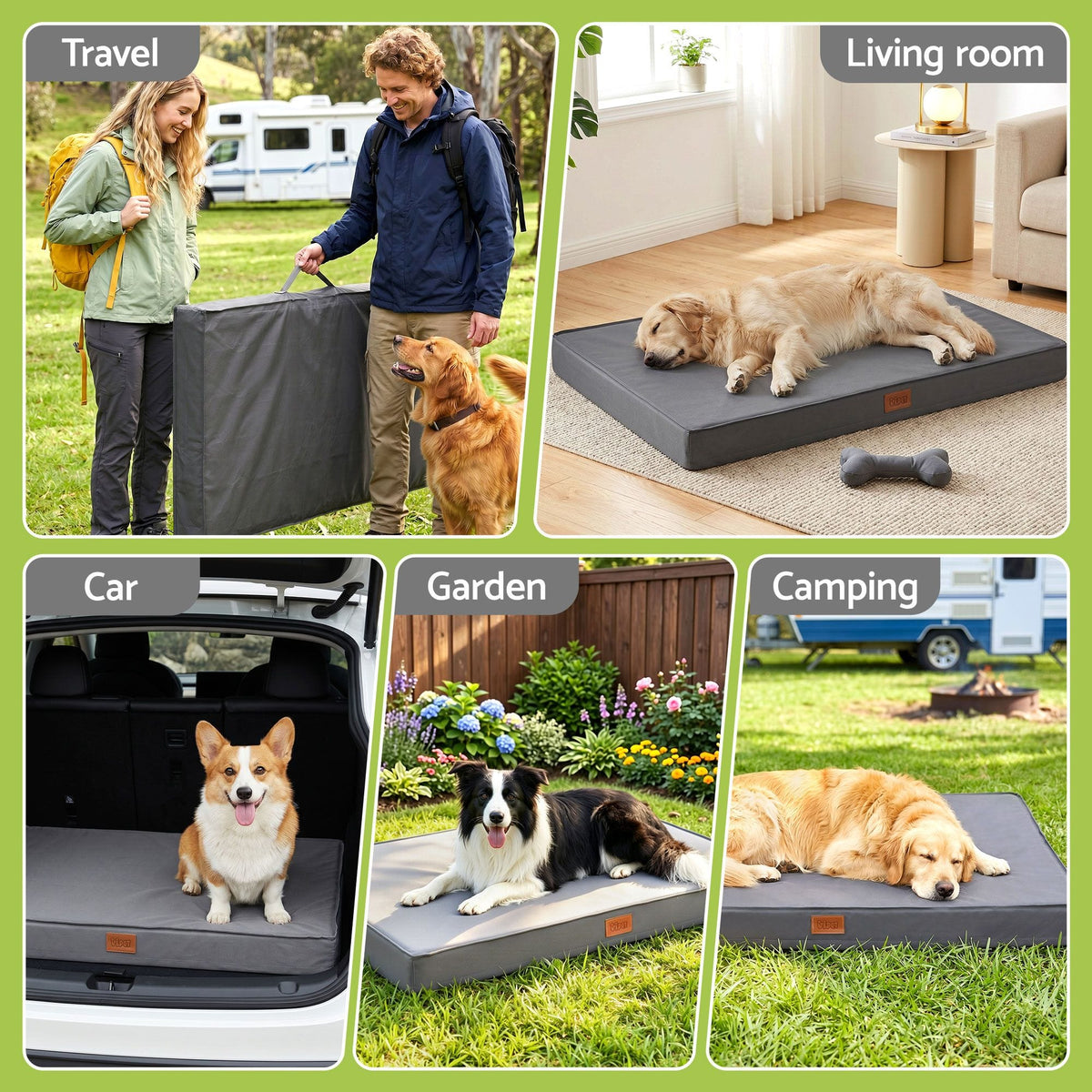 Spud Jax Petshop i.Pet Dog Bed XL Water-resistant Egg Crate Foam Orthopedic Pet Mat Grey i.Pet Dog Bed XL Water-resistant Egg Crate Foam Orthopedic Pet Mat Grey Pet Care > Dog Supplies > Dog Beds