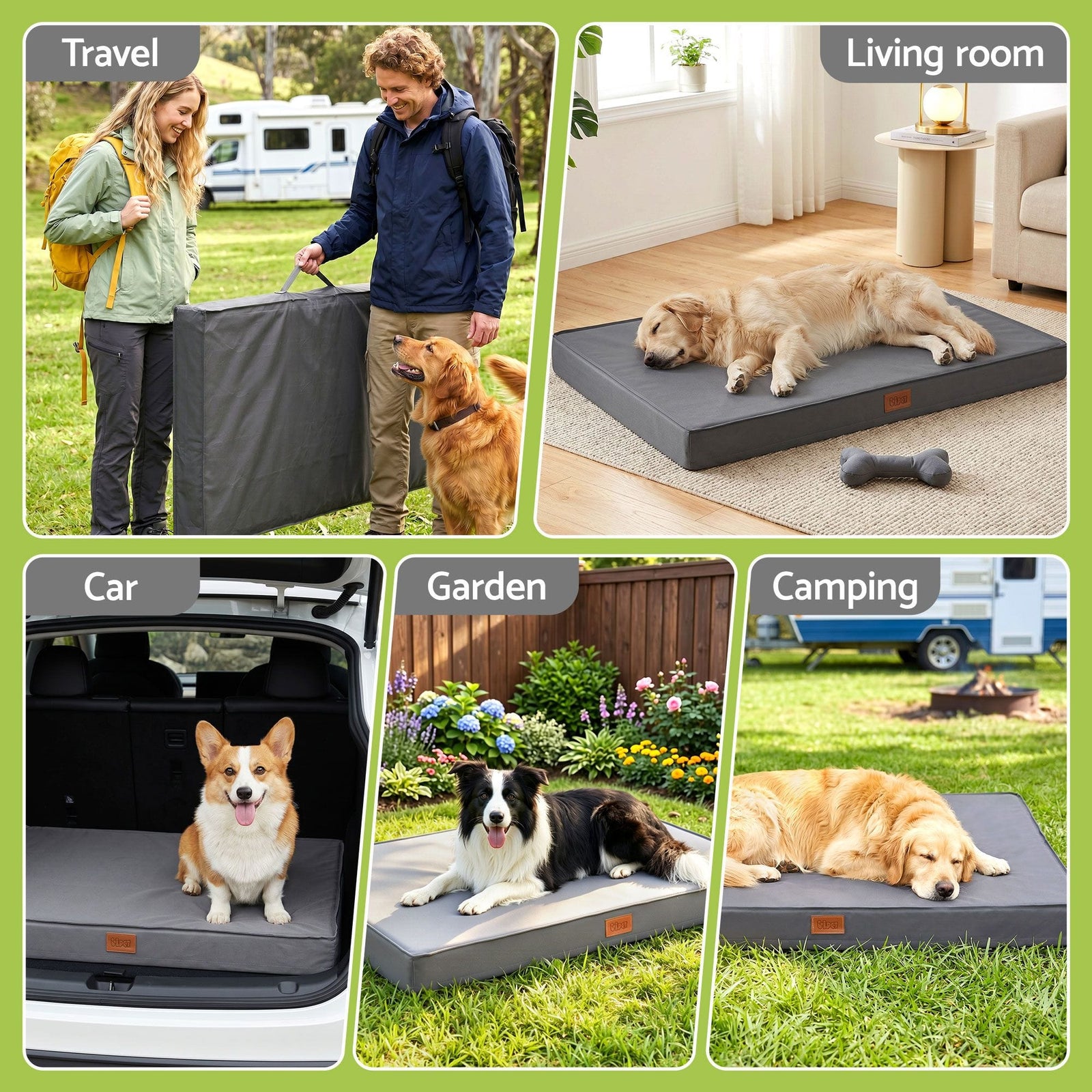 Spud Jax Petshop i.Pet Dog Bed XL Water-resistant Egg Crate Foam Orthopedic Pet Mat Grey i.Pet Dog Bed XL Water-resistant Egg Crate Foam Orthopedic Pet Mat Grey Pet Care > Dog Supplies > Dog Beds