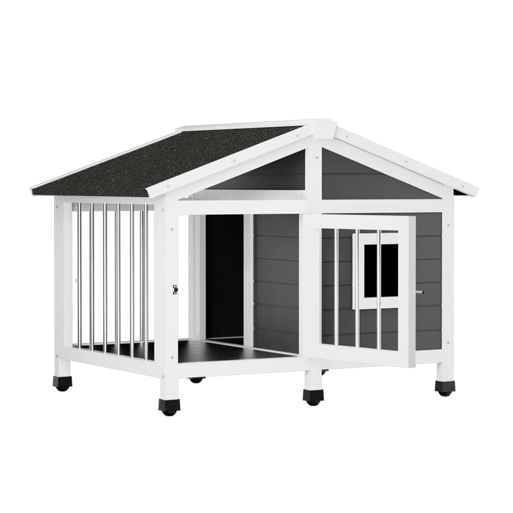 Spud Jax Petshop i.Pet Dog Kennel House Large Wooden Outdoor Pet Kennels Indoor Puppy Cabin Home Pet Care > Dog Supplies