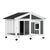 Spud Jax Petshop i.Pet Dog Kennel House Large Wooden Outdoor Pet Kennels Indoor Puppy Cabin Home Pet Care > Dog Supplies