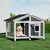 Spud Jax Petshop i.Pet Dog Kennel House Large Wooden Outdoor Pet Kennels Indoor Puppy Cabin Home Pet Care > Dog Supplies