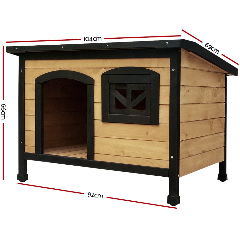 Spud Jax Petshop i.Pet Dog Pet Kennel Dog House Large Wooden 96cm x 69cm x 66cm i.Pet Dog Pet Kennel Dog House Large Wooden 96cm x 69cm x 66cm Pet Care