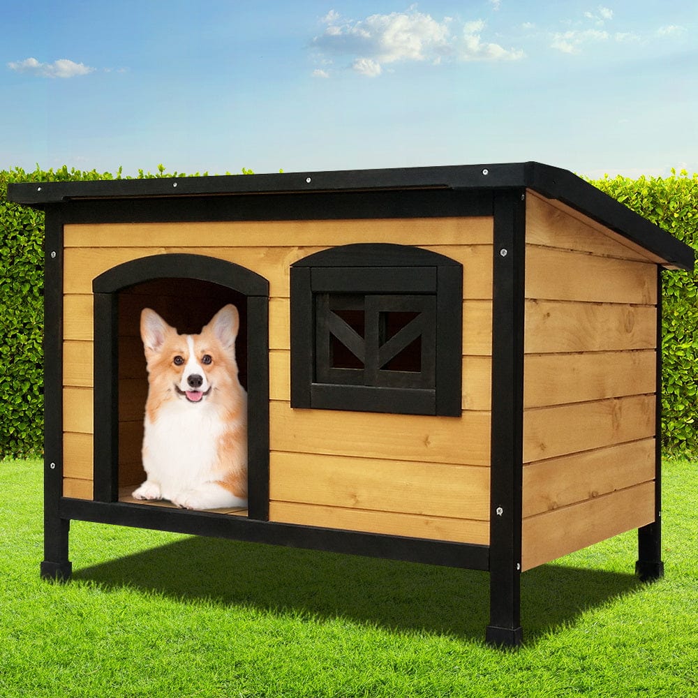 Spud Jax Petshop i.Pet Dog Pet Kennel Dog House Large Wooden 96cm x 69cm x 66cm i.Pet Dog Pet Kennel Dog House Large Wooden 96cm x 69cm x 66cm Pet Care