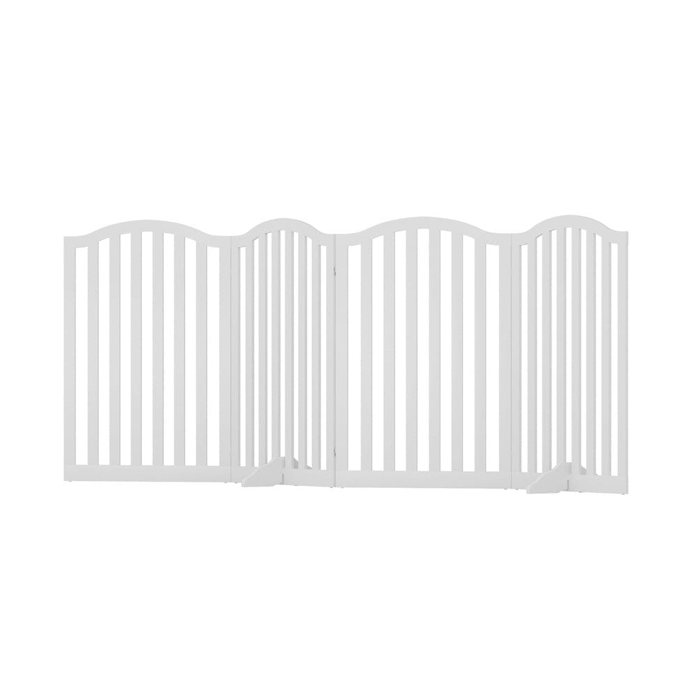 Spud Jax Petshop i.Pet Dog Playpen Enclosure 4 Panel Pet Fence Wooden Play Pen Pet Care > Dog Supplies