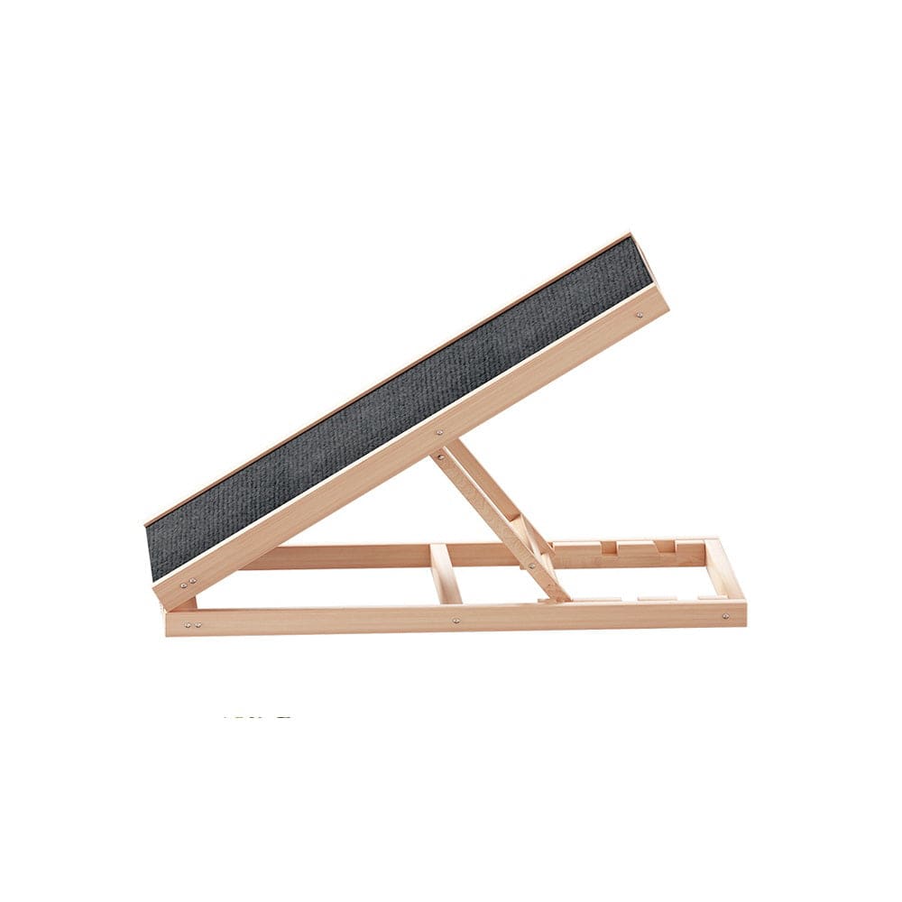 Spud Jax Petshop i.Pet Dog Ramp 70cm Adjustable Height Wooden Steps Stairs For Bed Sofa Car Foldable i.Pet Dog Ramp 70cm Adjustable Height Wooden Steps Stairs For Bed Sofa Car Foldable Pet Care > Dog Supplies > Dog Steps & Ramps