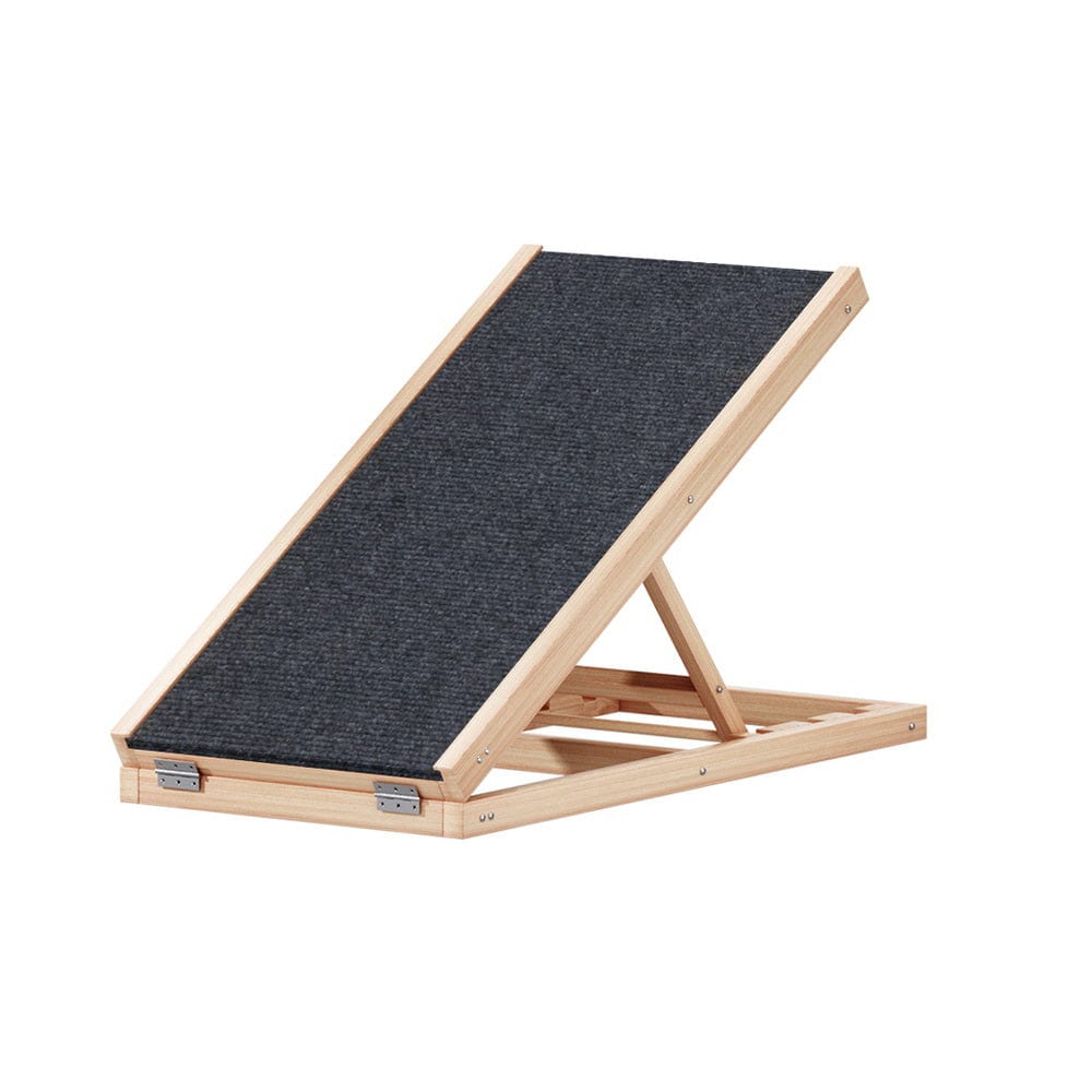 Spud Jax Petshop i.Pet Dog Ramp 70cm Adjustable Height Wooden Steps Stairs For Bed Sofa Car Foldable i.Pet Dog Ramp 70cm Adjustable Height Wooden Steps Stairs For Bed Sofa Car Foldable Pet Care > Dog Supplies > Dog Steps & Ramps