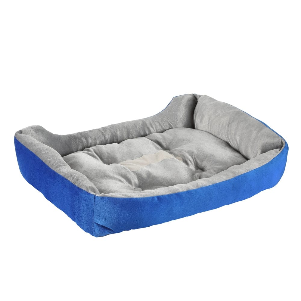 Spud Jax Petshop i.Pet Pet Bed Dog Cat Calming Soft Mat Sleeping Comfy Plush Cave Washable Blue i.Pet Pet Bed Dog Cat Calming Soft Mat Sleeping Comfy Plush Cave Washable Blue Pet Care > Dog Supplies