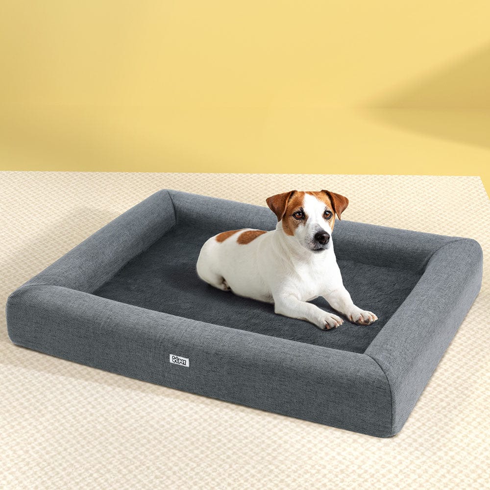 Spud Jax Petshop i.Pet Pet Bed Dog Cat Large Calming Soft Sofa Cushion Egg Crate Washable Grey i.Pet Pet Bed Dog Cat Large Calming Soft Sofa Cushion Egg Crate Washable Grey Pet Care > Dog Supplies > Dog Beds