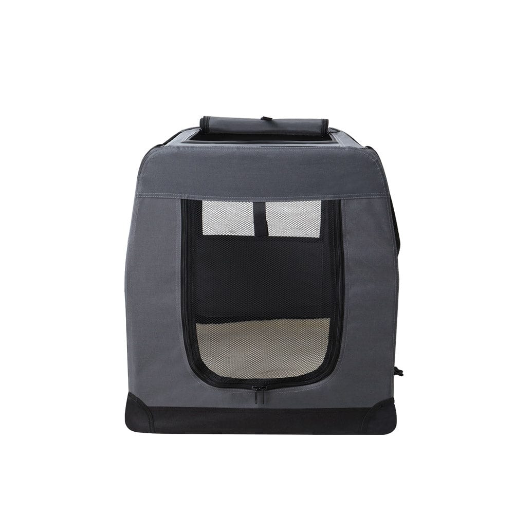 Spud Jax Petshop i.Pet Pet Carrier Soft Crate Dog Cat Travel 60x42CM Portable Foldable Car M i.Pet Pet Carrier Soft Crate Dog Cat Travel 60x42CM Portable Foldable Car M Pet Care > Cat Supplies > Cat Carriers & Crates
