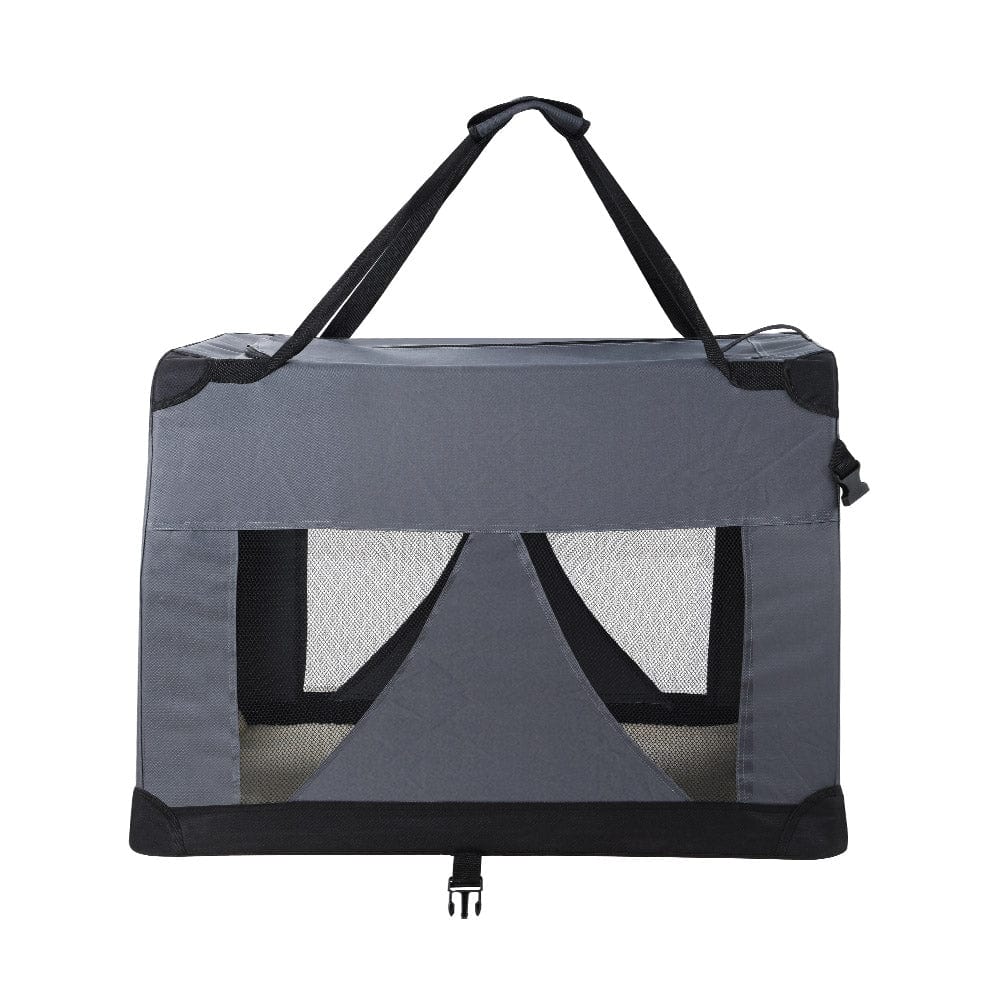 Spud Jax Petshop i.Pet Pet Carrier Soft Crate Dog Cat Travel 60x42CM Portable Foldable Car M i.Pet Pet Carrier Soft Crate Dog Cat Travel 60x42CM Portable Foldable Car M Pet Care > Cat Supplies > Cat Carriers & Crates