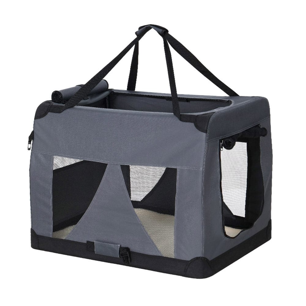 Spud Jax Petshop i.Pet Pet Carrier Soft Crate Dog Cat Travel 82x58CM Portable Foldable Car XL i.Pet Pet Carrier Soft Crate Dog Cat Travel 82x58CM Portable Foldable Car XL Pet Care > Cat Supplies > Cat Carriers & Crates