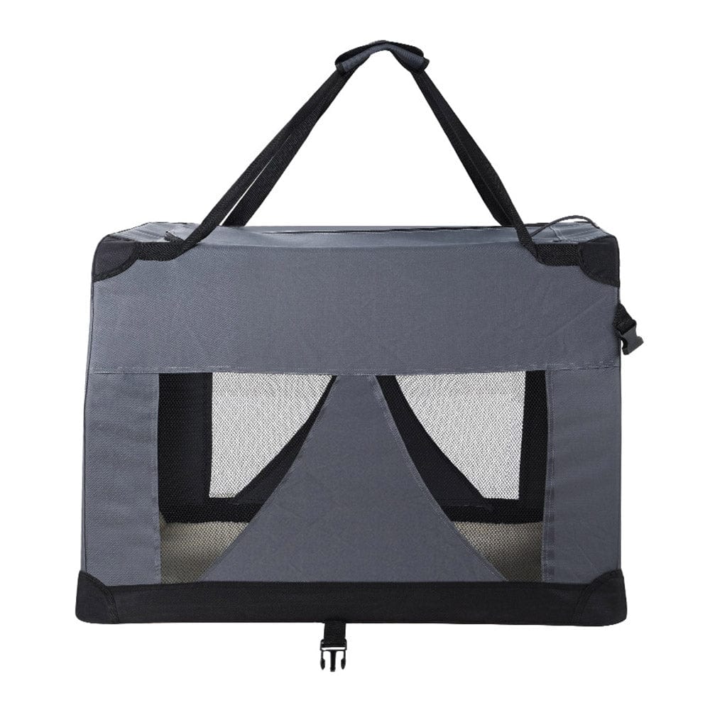 Spud Jax Petshop i.Pet Pet Carrier Soft Crate Dog Cat Travel 82x58CM Portable Foldable Car XL i.Pet Pet Carrier Soft Crate Dog Cat Travel 82x58CM Portable Foldable Car XL Pet Care > Cat Supplies > Cat Carriers & Crates
