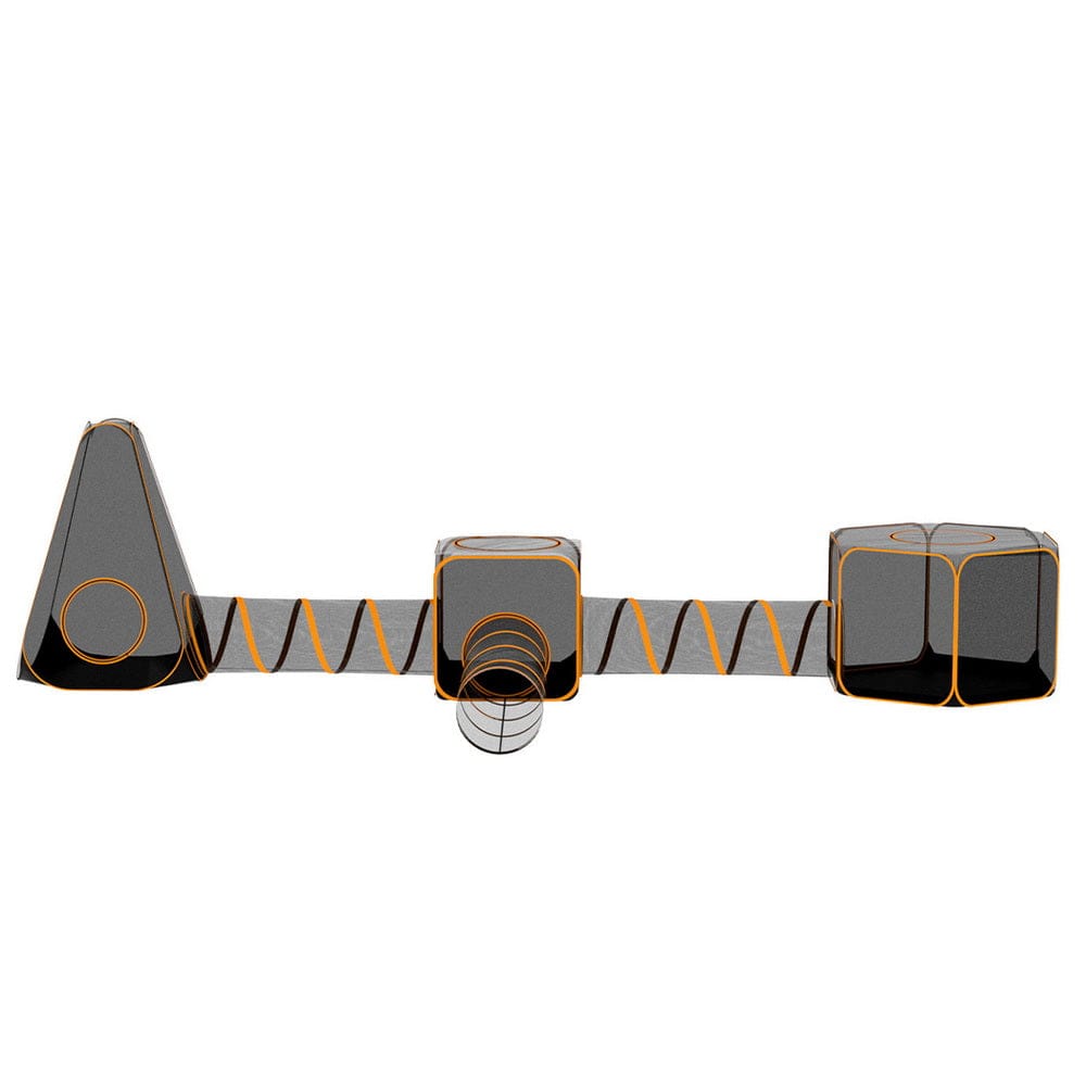 Spud Jax Petshop i.Pet Pet Playpen Cat House 6 IN 1 Tent Tunnel Dog Cage Puppy Rabbit Play Portable Pet Care > Dog Supplies > Dog Playpens & Gates