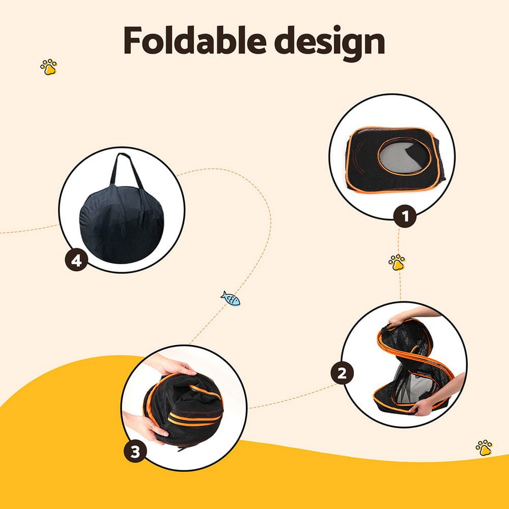 Spud Jax Petshop i.Pet Pet Playpen Cat House 6 IN 1 Tent Tunnel Dog Cage Puppy Rabbit Play Portable Pet Care > Dog Supplies > Dog Playpens & Gates