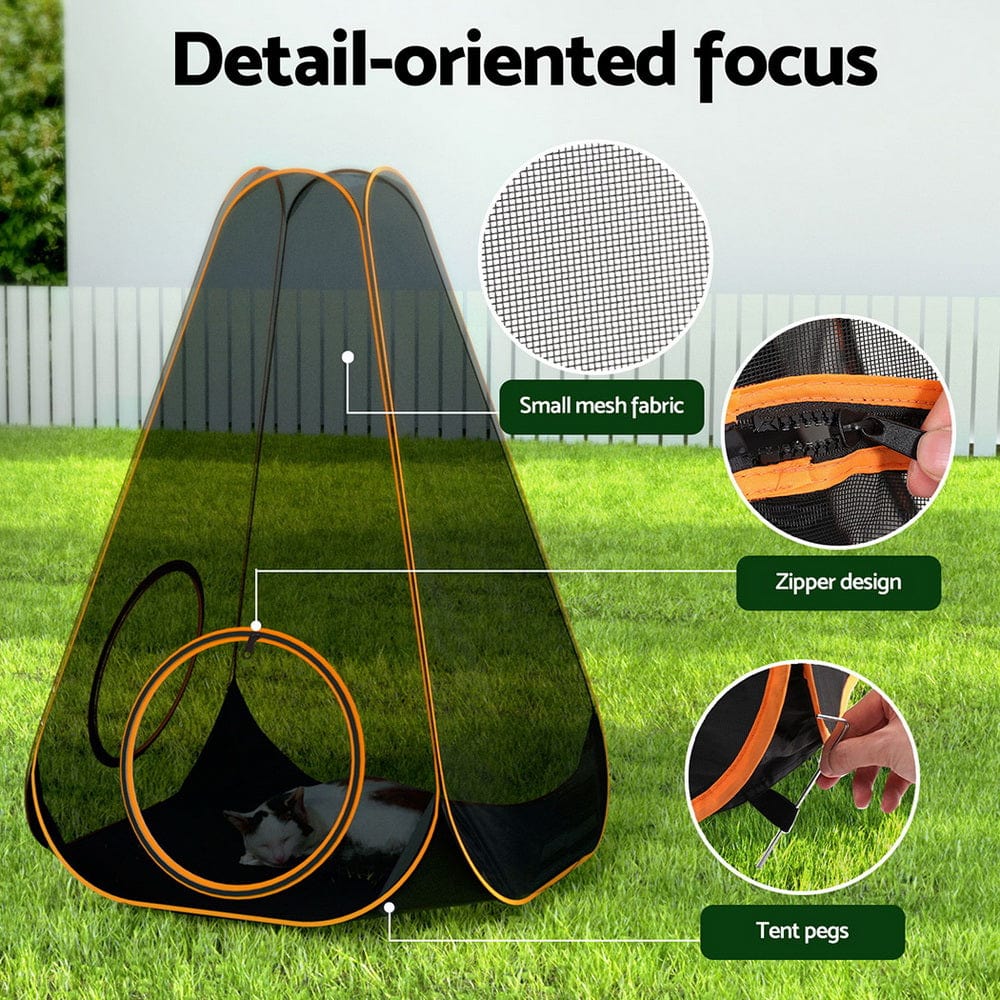 Spud Jax Petshop i.Pet Pet Playpen Cat House 6 IN 1 Tent Tunnel Dog Cage Puppy Rabbit Play Portable Pet Care > Dog Supplies > Dog Playpens & Gates