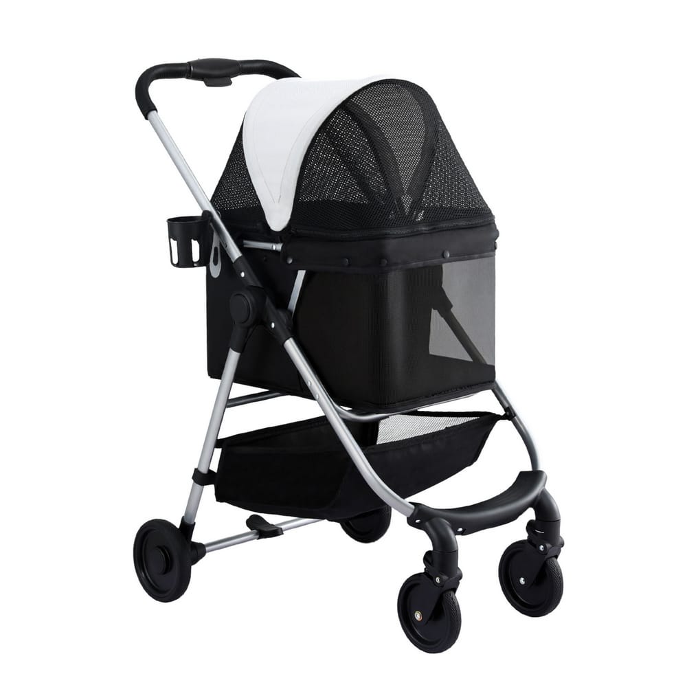 Spud Jax Petshop i.Pet Pet Stroller Pram Dog Cat Carrier Cage Large Travel Pushchair Foldable 4 Wheels i.Pet Pet Stroller Pram Dog Cat Carrier Cage Large Travel Pushchair Foldable 4 Wheels Pet Care > Cat Supplies > Cat Carriers & Crates