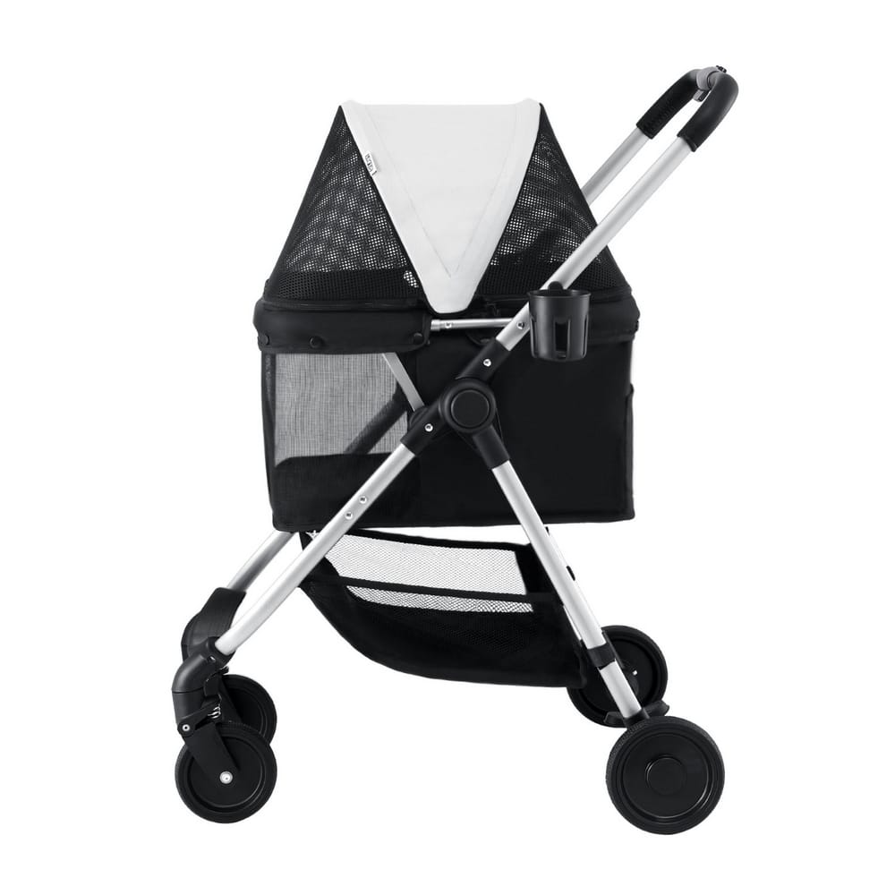 Spud Jax Petshop i.Pet Pet Stroller Pram Dog Cat Carrier Cage Large Travel Pushchair Foldable 4 Wheels i.Pet Pet Stroller Pram Dog Cat Carrier Cage Large Travel Pushchair Foldable 4 Wheels Pet Care > Cat Supplies > Cat Carriers & Crates