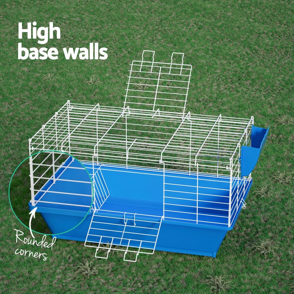 Spud Jax Petshop i.Pet Rabbit Cage Hutch Cages Indoor Hamster Enclosure Carrier Bunny Blue i.Pet Rabbit Cage Hutch Cages Indoor Hamster Enclosure Carrier Bunny Blue Pet Care