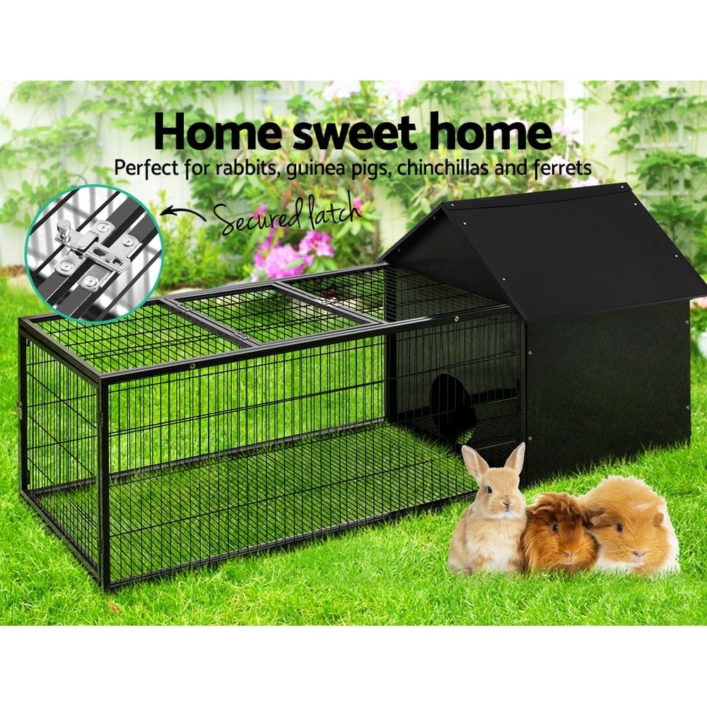 Spud Jax Petshop i.Pet Rabbit Cage Hutch Cages Indoor Outdoor Hamster Enclosure Pet Metal Carrier 162CM Length i.Pet Rabbit Cage Hutch Cages Indoor Outdoor Hamster Enclosure Pet Metal Carrier 162CM Length Pet Care