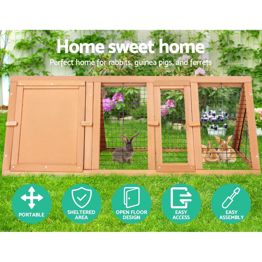 Spud Jax Petshop i.Pet Rabbit Hutch Chicken Coop 119cm x 51cm x 44cm Chicken Coop Large Run Wooden Cage Outdoor i.Pet Rabbit Hutch Chicken Coop 119cm x 51cm x 44cm Chicken Coop Large Run Wooden Cage Outdoor Pet Care